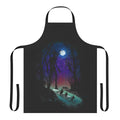 Paranormal Stranger Themed Kitchen Apron with Spooky Sci-Fi Design