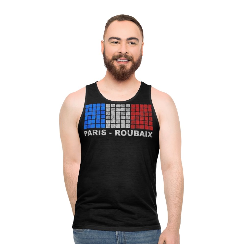 Paris Roubaix cycling jersey unisex tank top