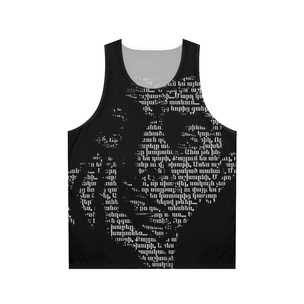 Paruyr Sevak Unisex Armenian Tank Top
