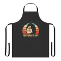 A durable, high-quality apron perfect for football/soccer fans, featuring a stylish "Football is Life" design.