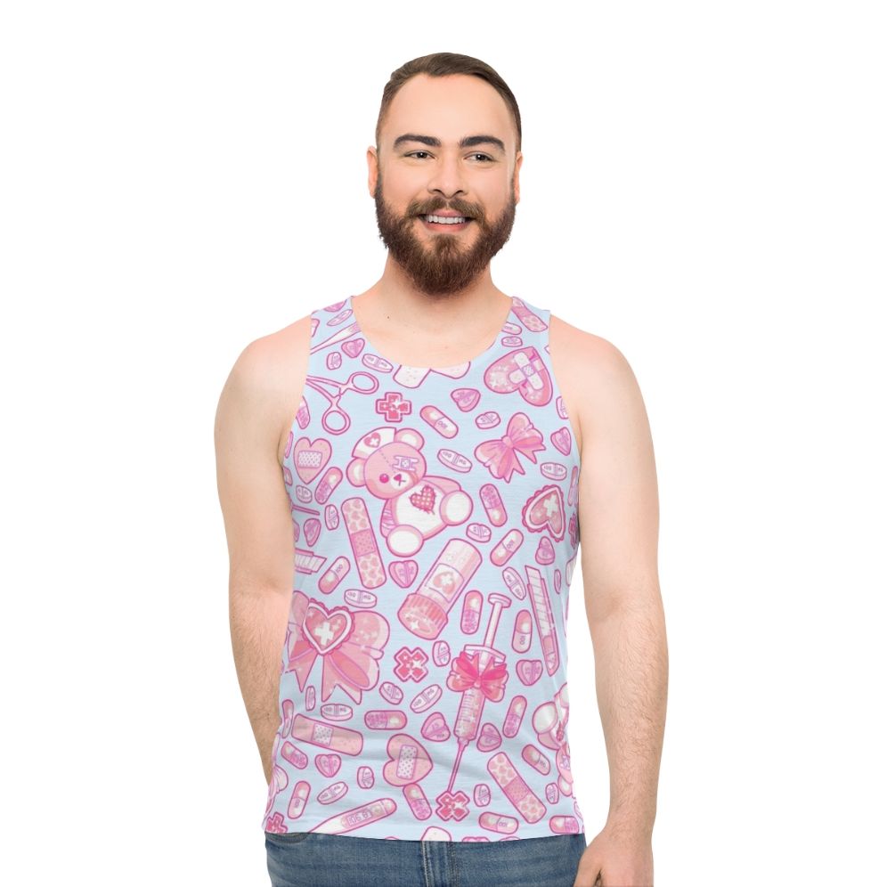 Pastel Goth Creepy Cute Medical Themed Sickly Sweet Tank Top