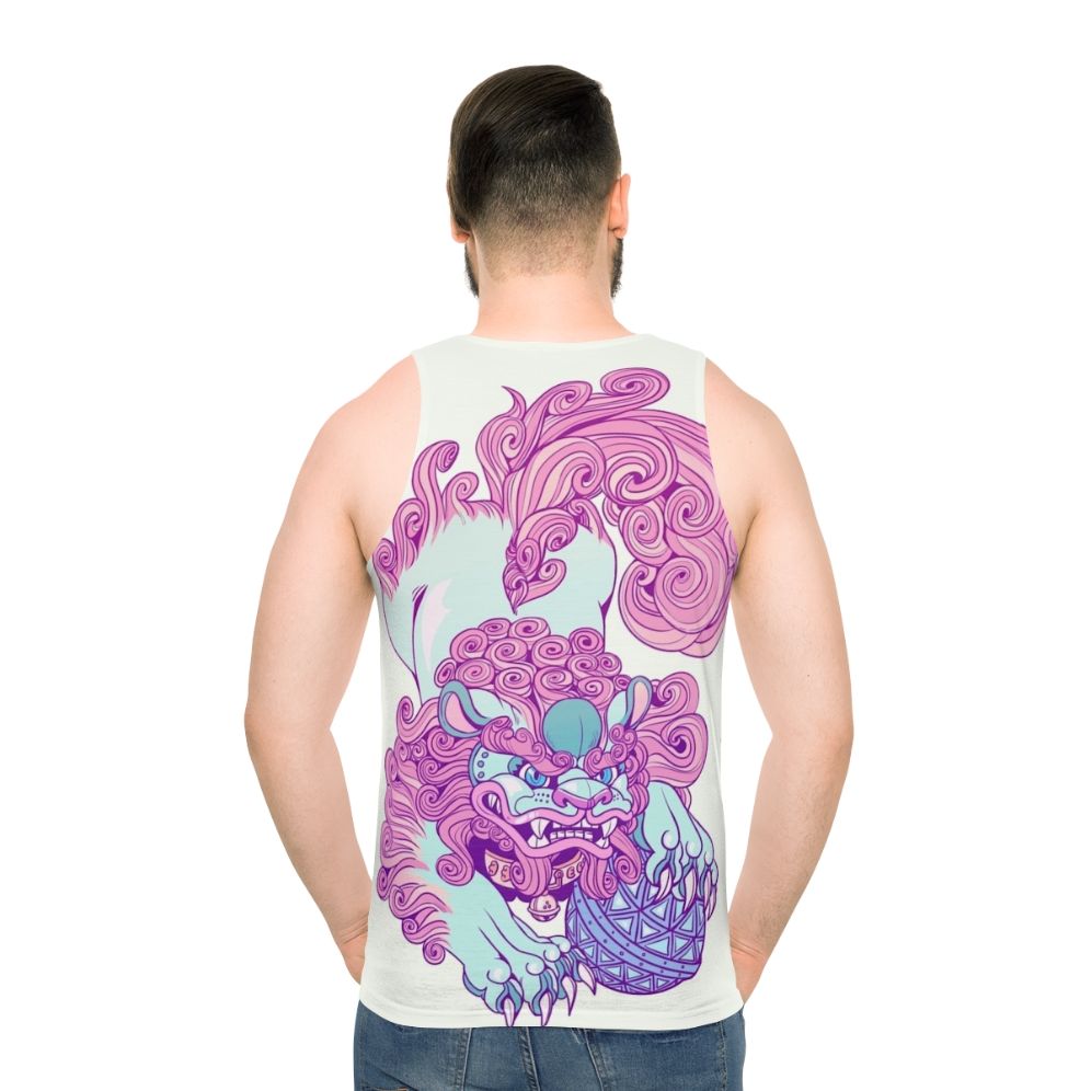 Pastel Lion Dog Unisex Tank Top