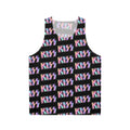 Pastel Tie Dye Kiss The Band Unisex Tank Top