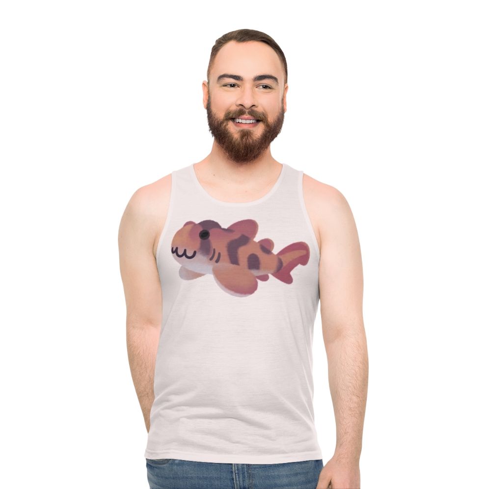 Pastel Unisex Shark Day Tank Top