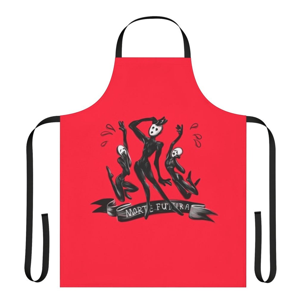 Pathologic inspired apron with a dark, tragic design