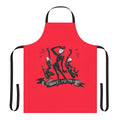 Pathologic inspired apron with a dark, tragic design