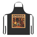 Patriotic America-inspired apron featuring the America band logo