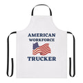 Patriotic apron featuring the American flag and "American Workforce" text