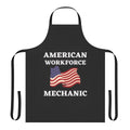 Patriotic American Workforce Mechanic Apron with American Flag Design