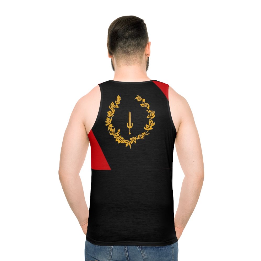 Patriotic black American heritage unisex tank top