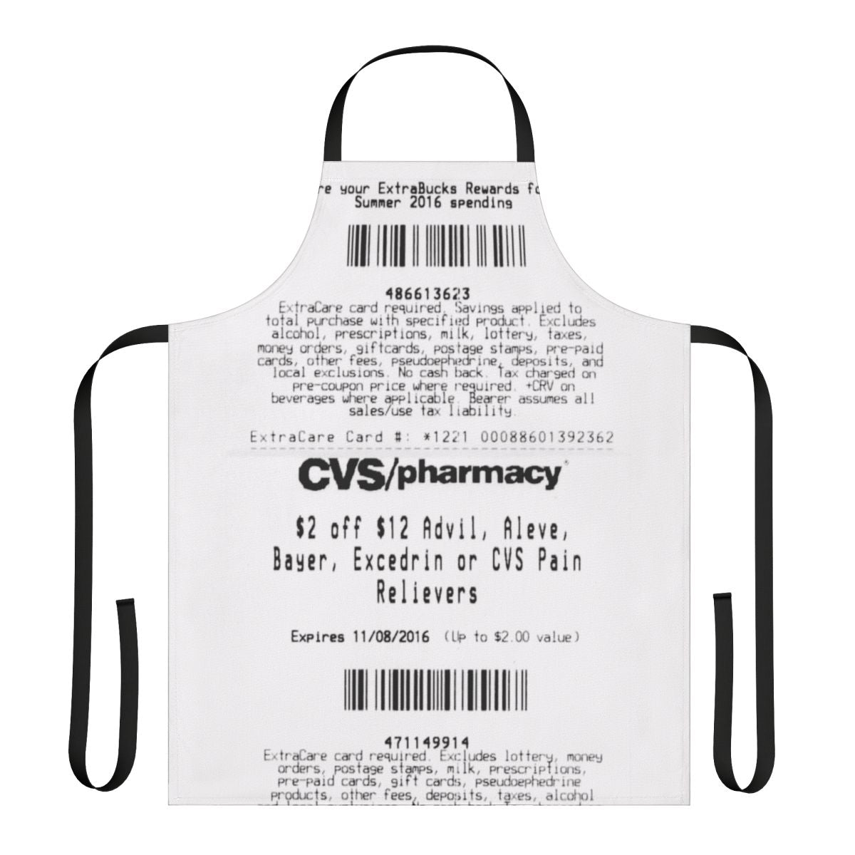 Patriotic CVS Receipt Apron with military and veteran design