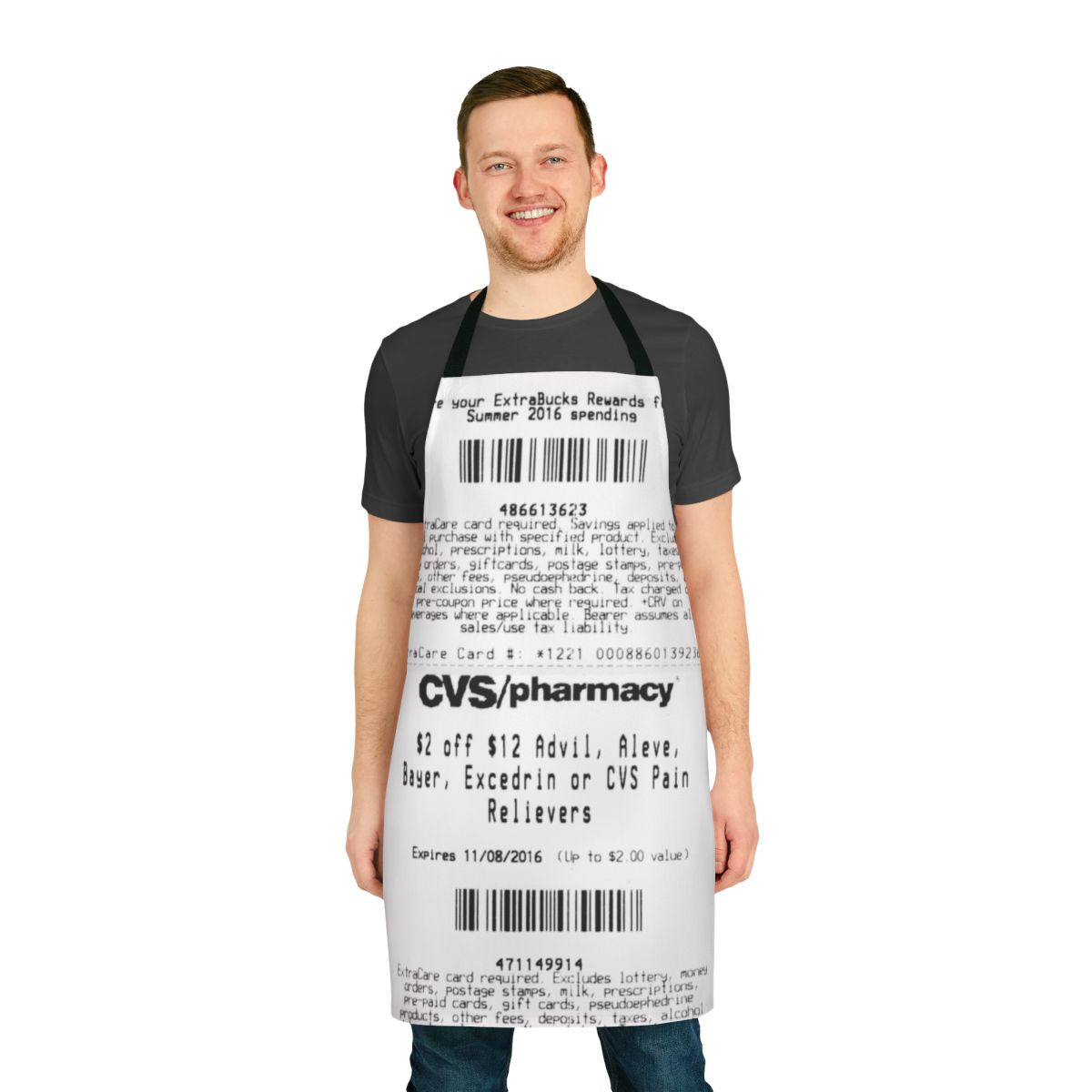 Patriotic CVS Receipt Apron with military and veteran design