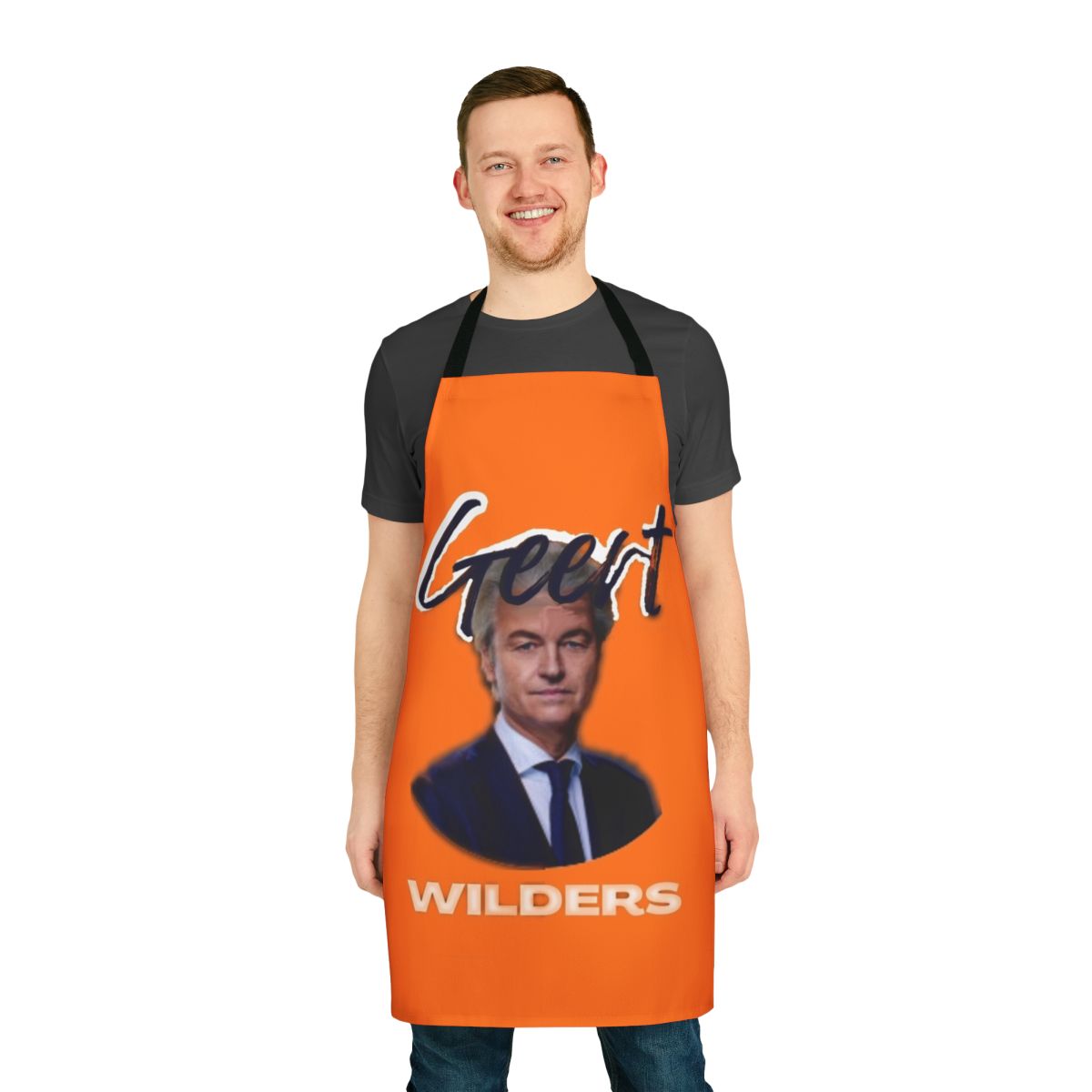 Patriotic Dutch Apron featuring Geert Wilders, leader of the PVV party in the Netherlands