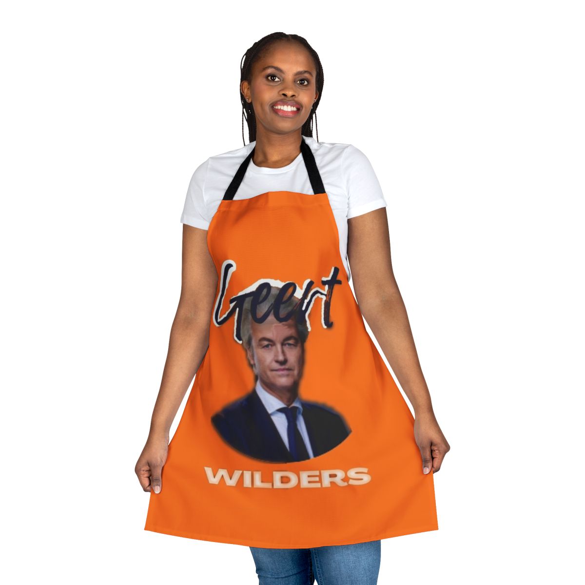 Patriotic Dutch Apron featuring Geert Wilders, leader of the PVV party in the Netherlands