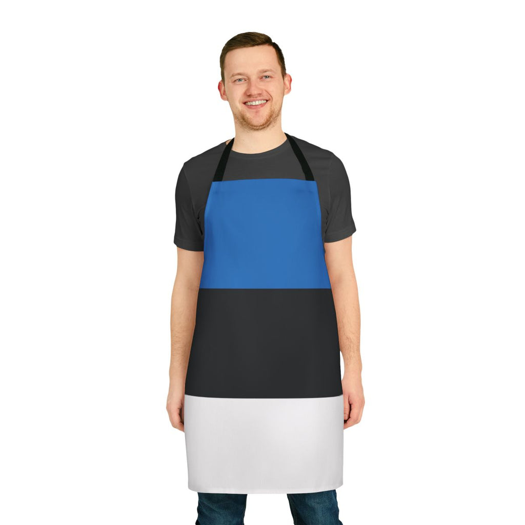Apron featuring the flag of Estonia