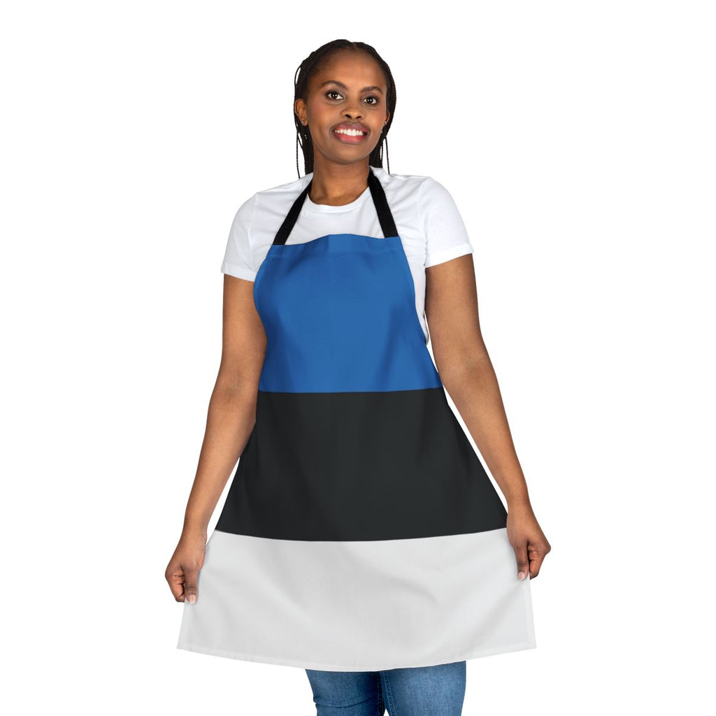Apron featuring the flag of Estonia