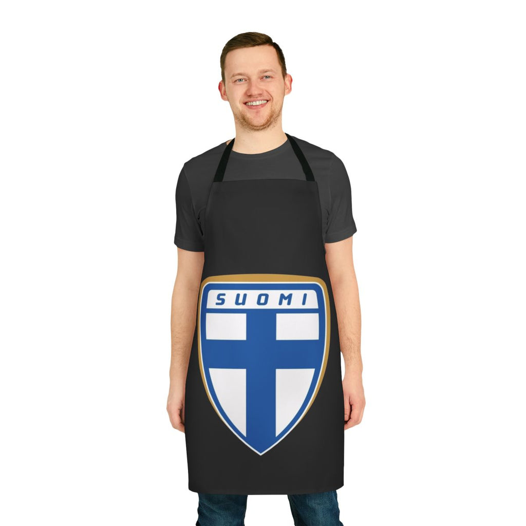 Finland ice hockey team logo on an apron