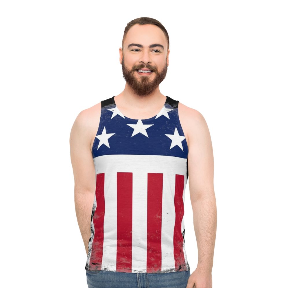 Stars and Stripes Firestarter Unisex Tank Top