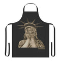 Apron featuring a graphic design of the Statue of Liberty