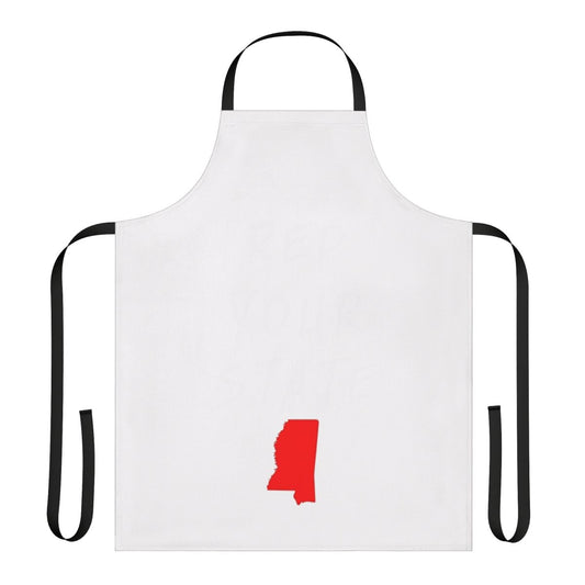 Patriotic Mississippi state-themed apron for the kitchen