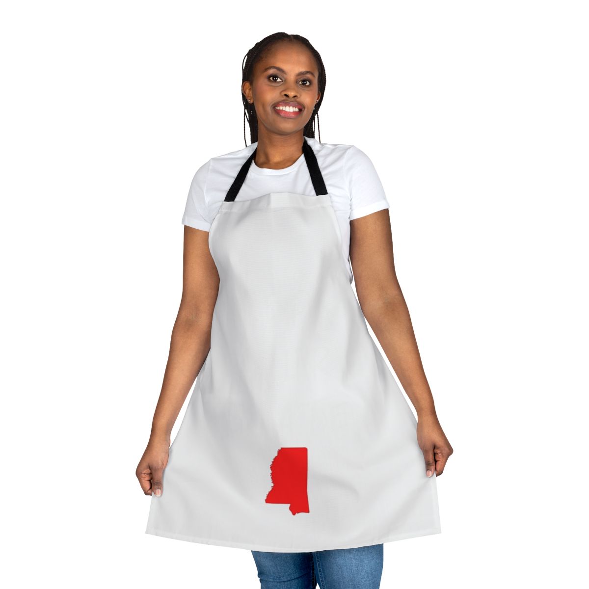 Patriotic Mississippi state-themed apron for the kitchen