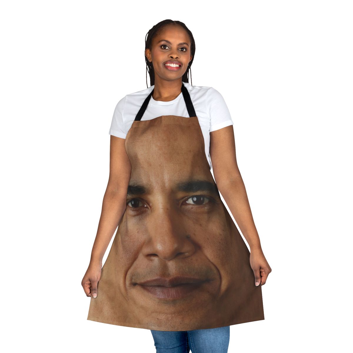 Patriotic Obama Face Apron - Funny and Unique Political Cooking Apron