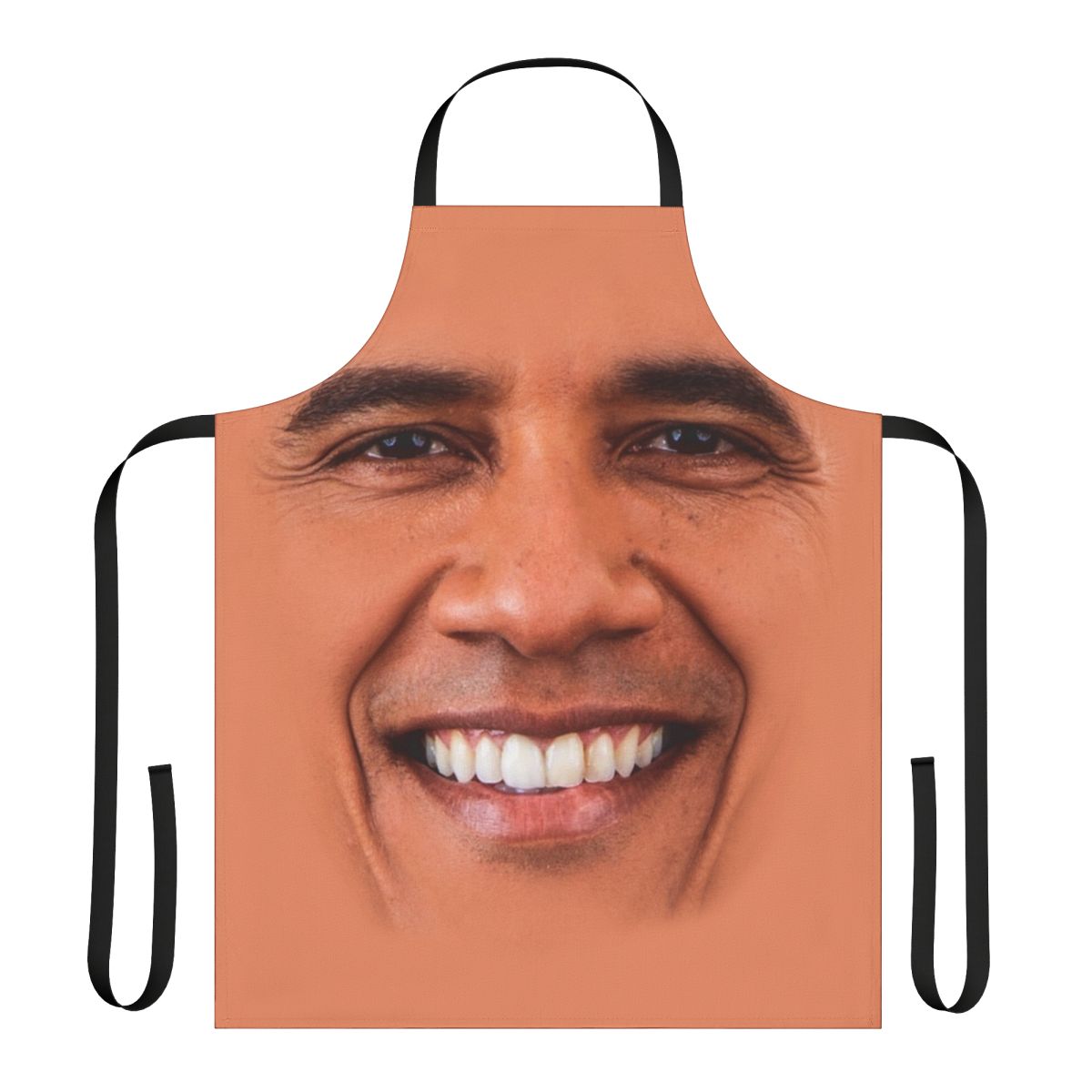 Patriotic Obama-Inspired Apron with American Flag Design