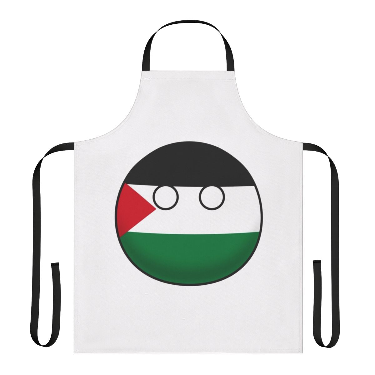 Palestine Countryball Apron with National Flag Design