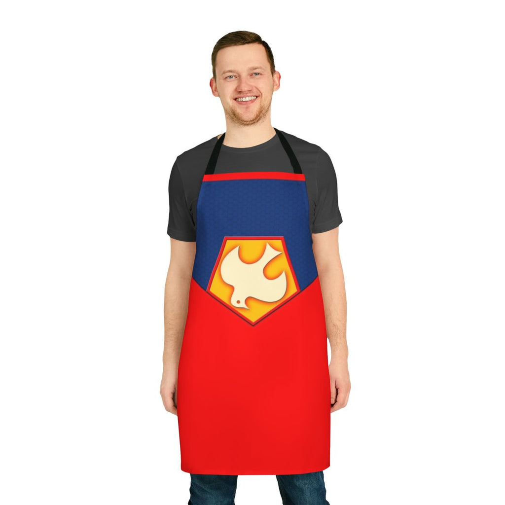 Peacemaker Chest Dove Symbol Series TV Apron with Eagle Motif
