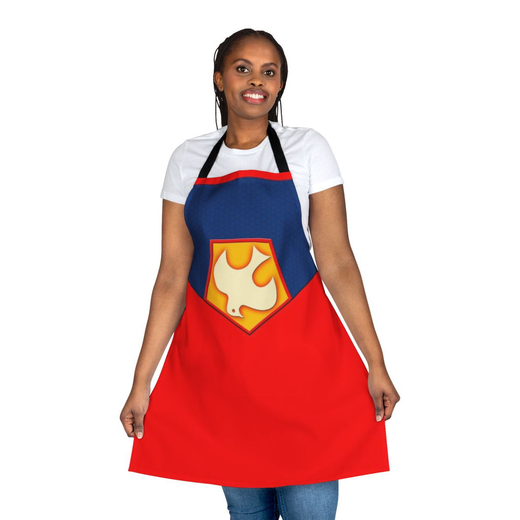 Peacemaker Chest Dove Symbol Series TV Apron with Eagle Motif