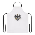 Apron featuring a stylized Prussian-inspired flag design