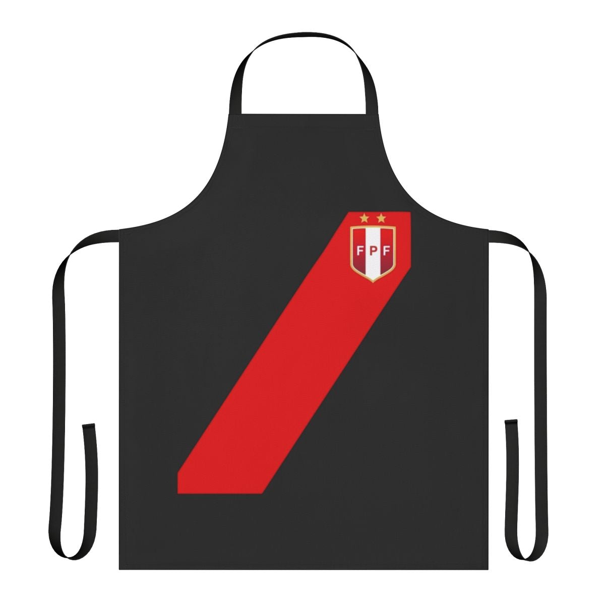 Retro-style apron in the colors and design of the Peru national jersey