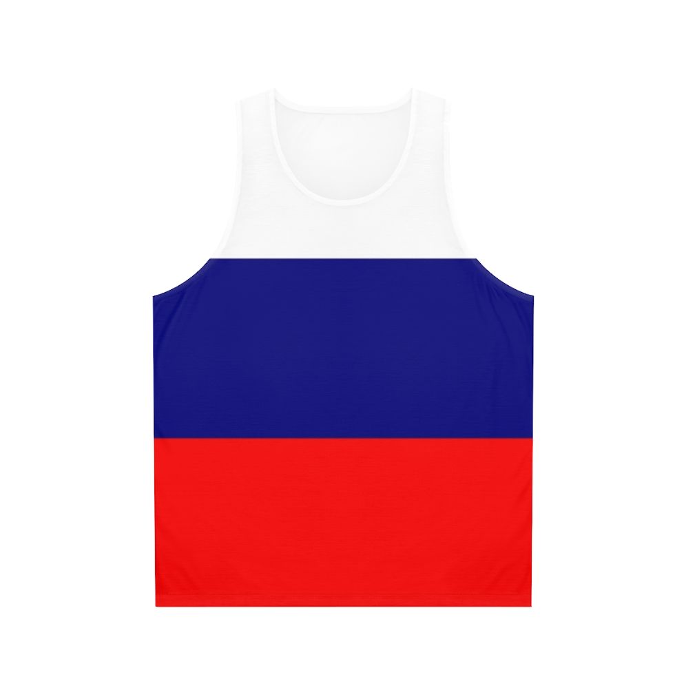 Patriotic Russian Flag Unisex Tank Top