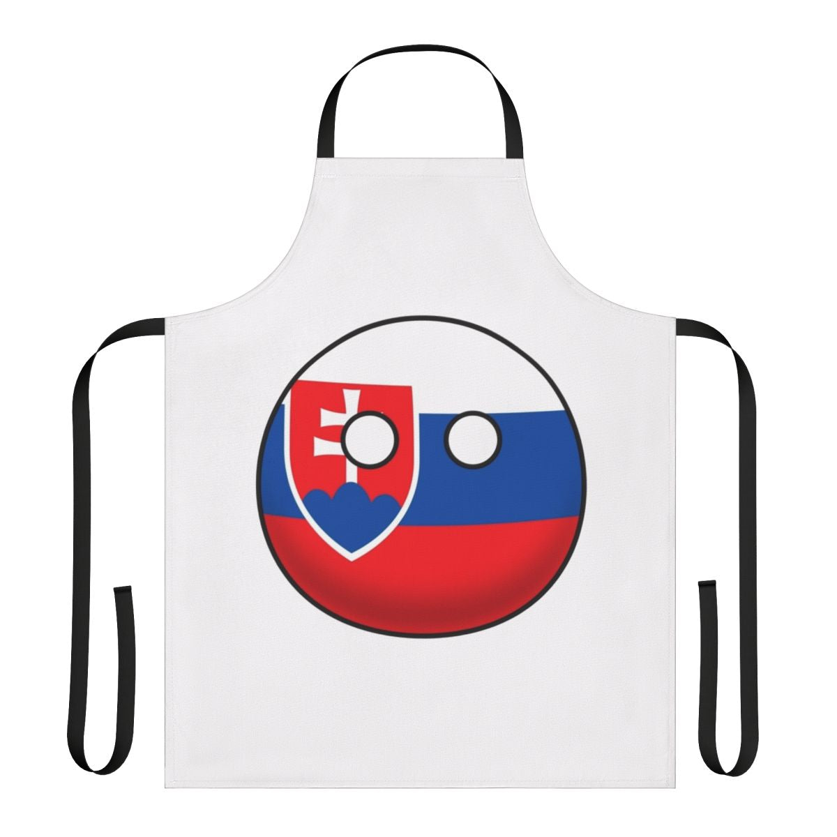 Slovakia Countryball Apron with National Flag Design