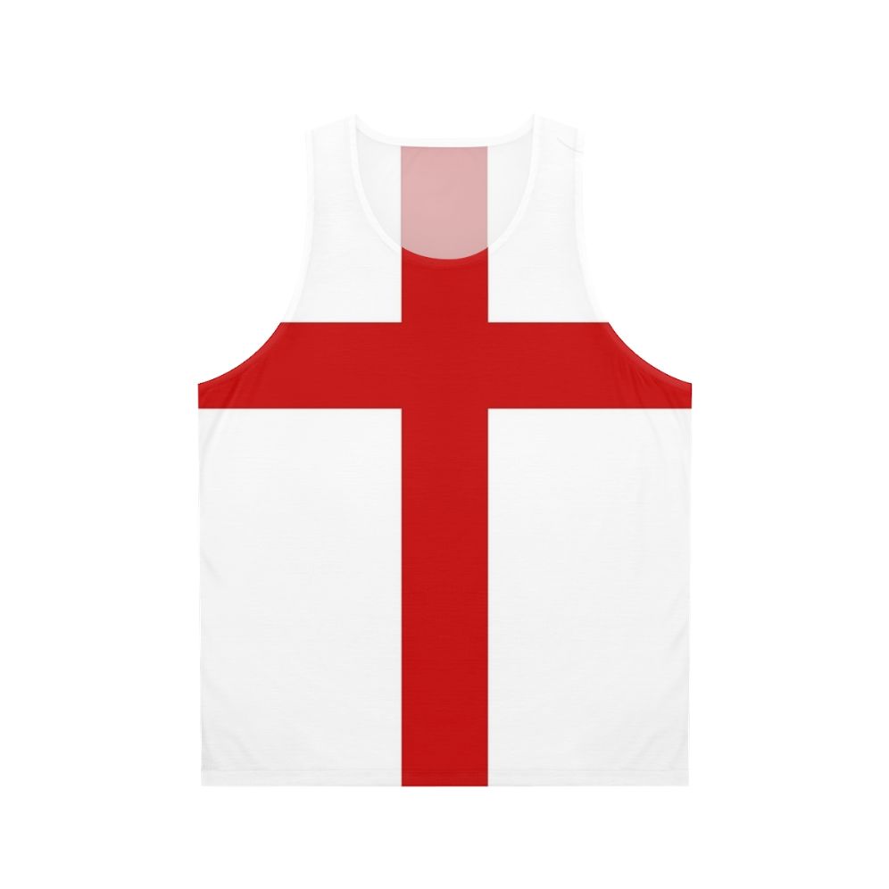 Patriotic St George Cross unisex tank top