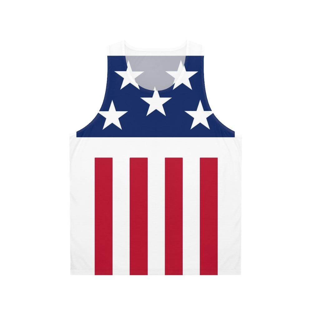 Patriotic stars and stripes unisex tank top