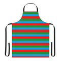 Apron featuring the flag of Azerbaijan with bold striped pattern