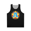Patriotic superhero letter A tank top