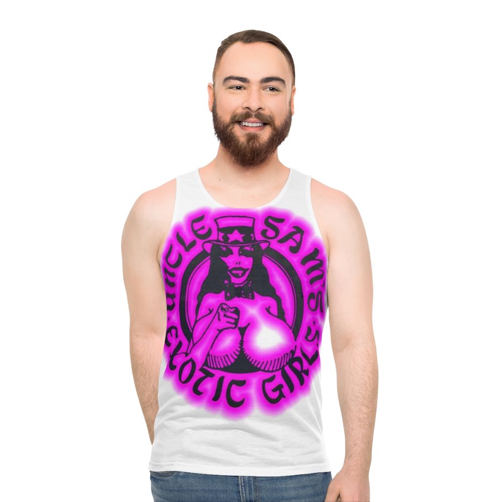 Patriotic unisex tank top