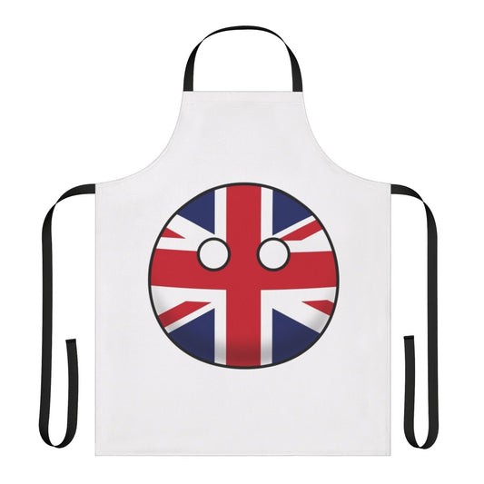Vibrant United Kingdom flag apron for cooking, baking, and other kitchen tasks