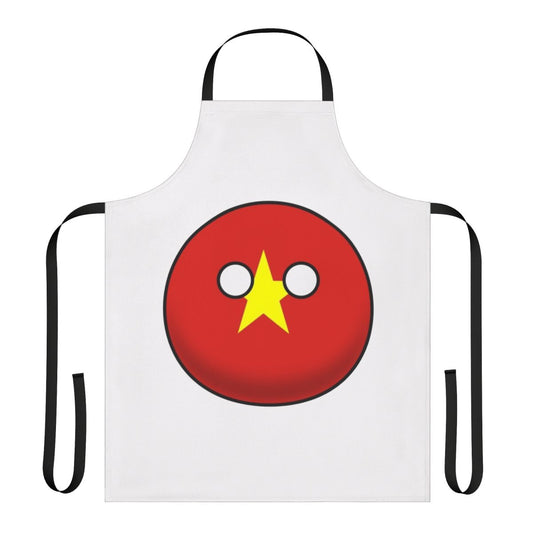 Vibrant apron featuring the iconic Vietnam countryball design