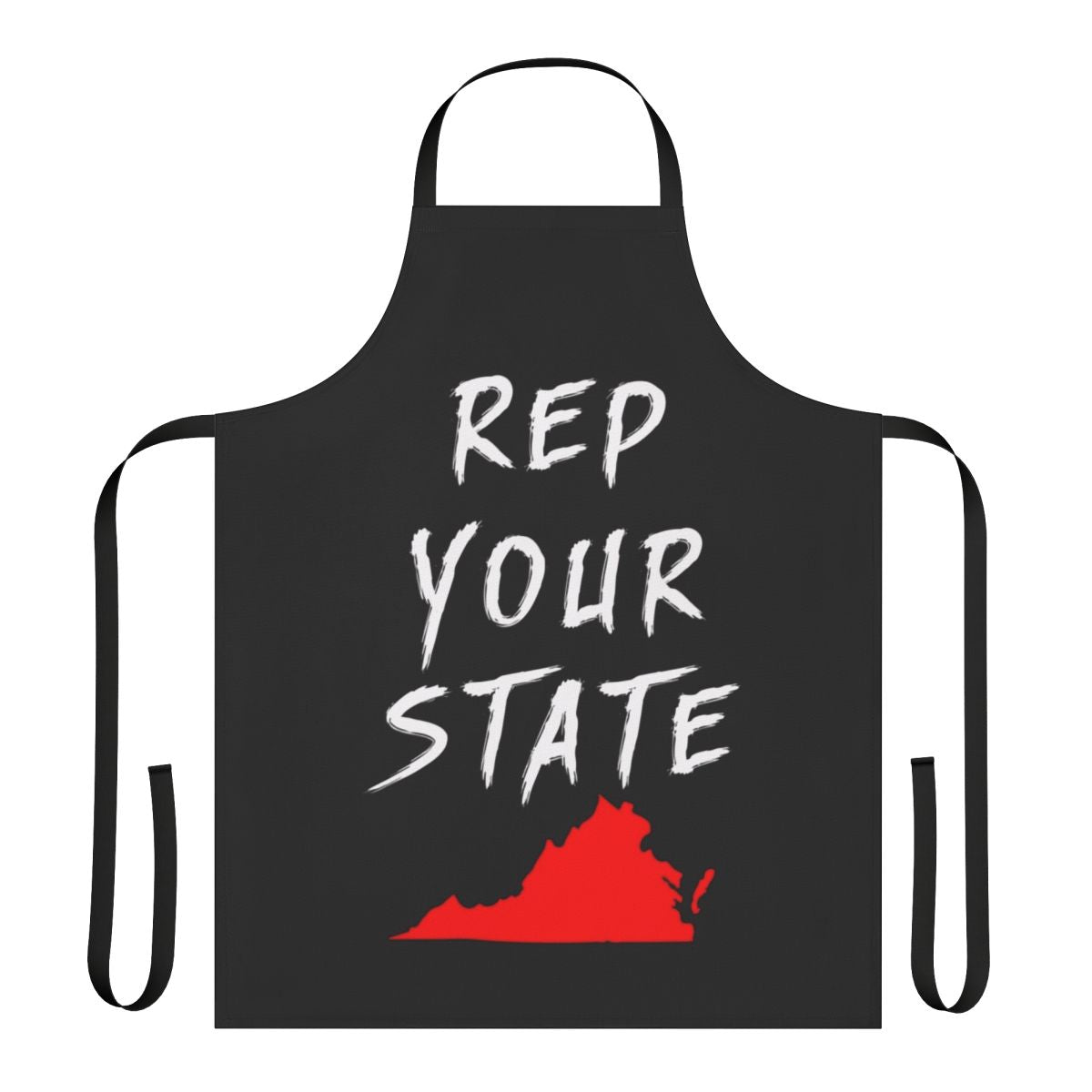 A high-quality apron featuring the Virginia state flag design, perfect for cooking, baking, and grilling with state pride.
