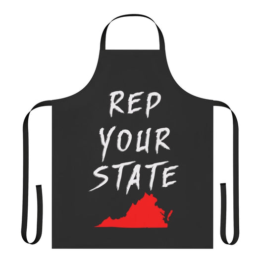 A high-quality apron featuring the Virginia state flag design, perfect for cooking, baking, and grilling with state pride.