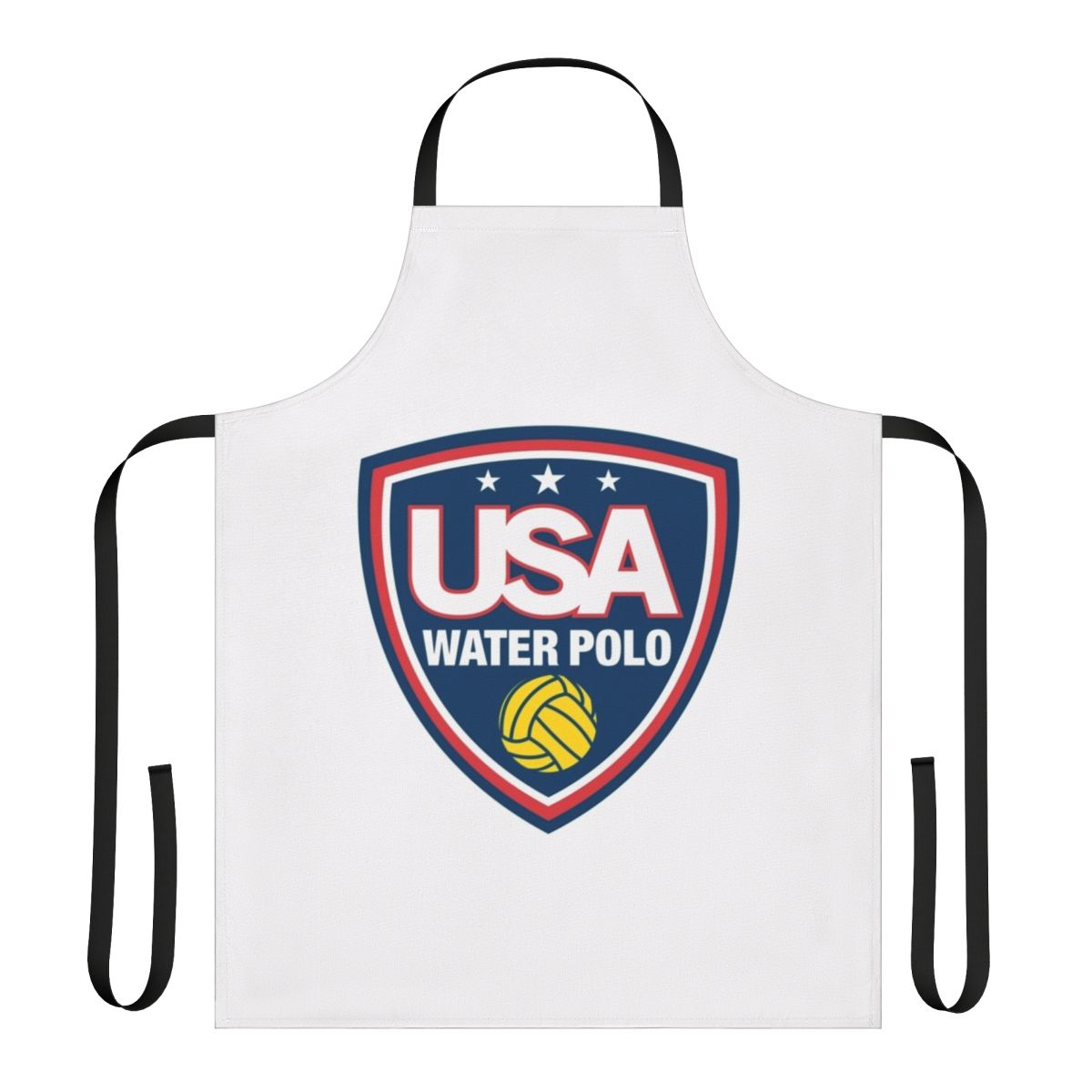 Patriotic water polo apron featuring the USA flag design
