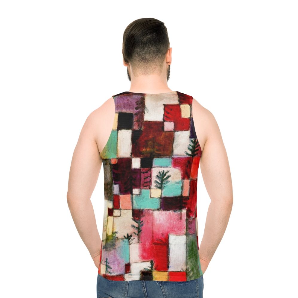 Unisex tank top featuring artwork by renowned Swiss artist Paul Klee