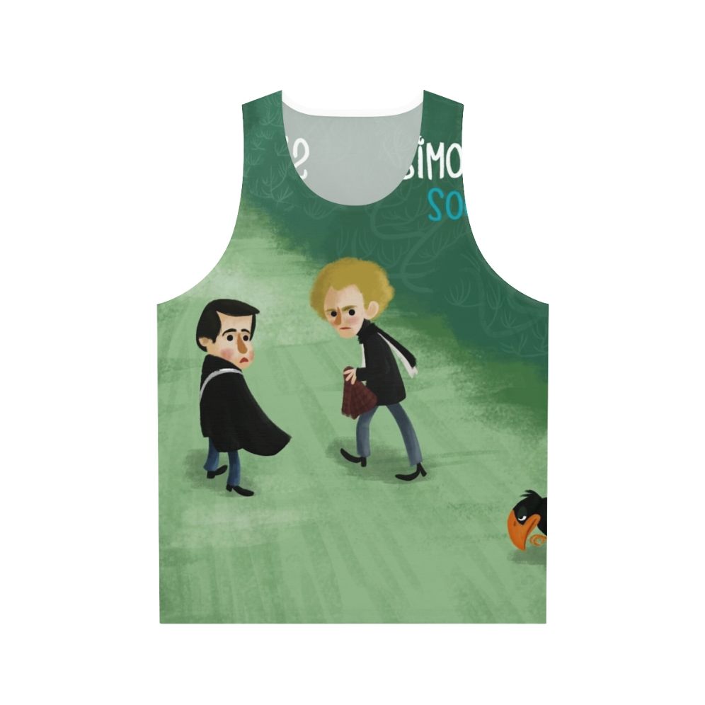 Vintage Sounds of Silence Album Cover Graphic Unisex Tank Top