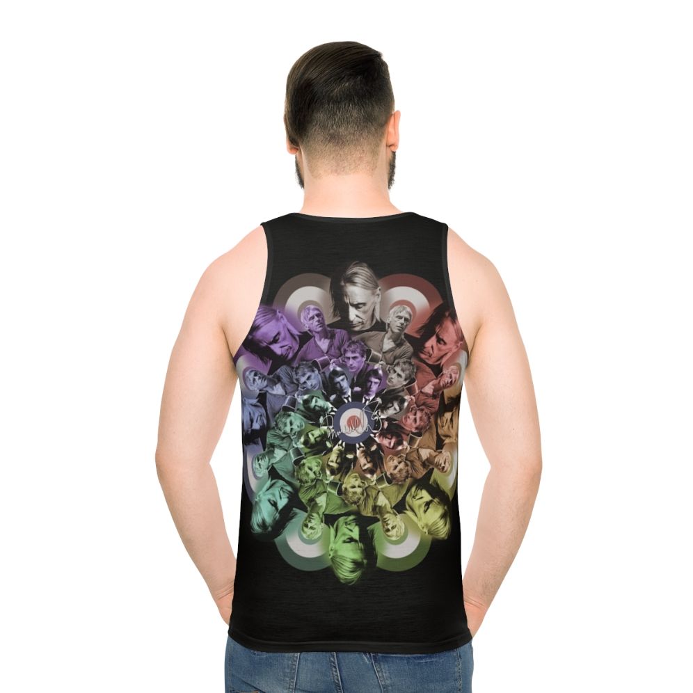 Colorful Paul Weller tribute unisex tank top