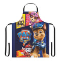 Paw Patrol themed apron featuring characters from the popular cartoon show