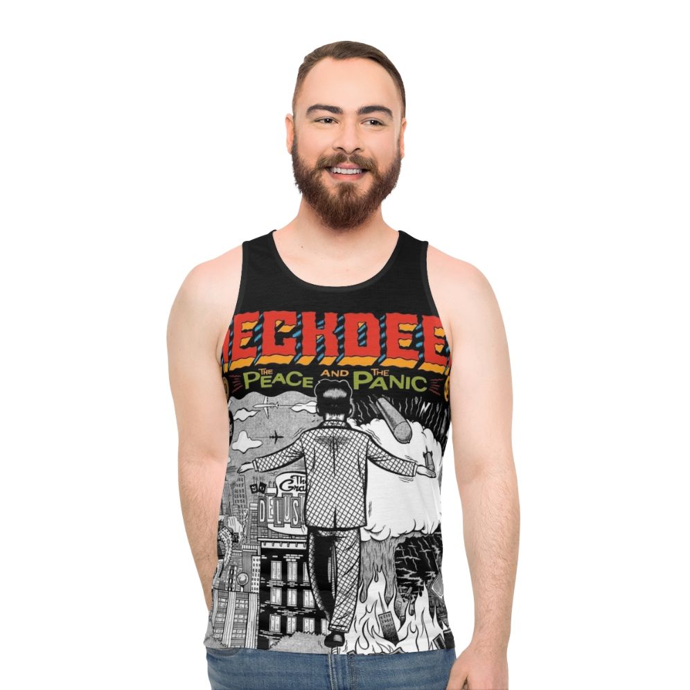 Peace and the Panic Unisex Pop Punk Tank Top