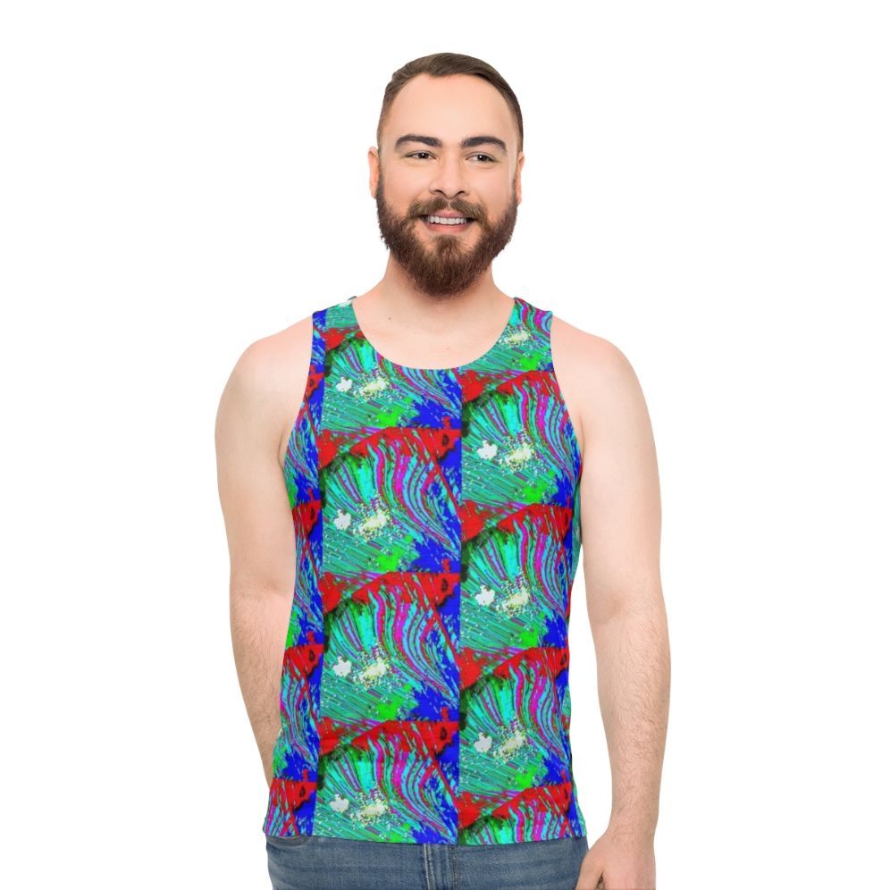 Everglades-inspired pacifist unisex tank top
